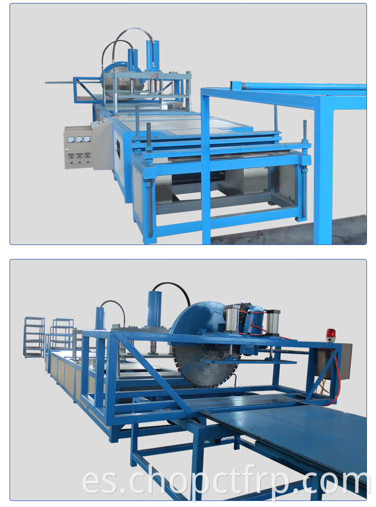 Máquina pultruida GRP para tubería FRP, máquina de línea de pultrusión FRP Materia prima